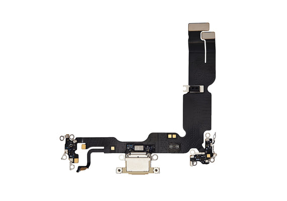 Charging Port for iPhone 15 Plus (Purple)-Yellow Charging Port for iPhone 15 Plus (Purple)-Yellow